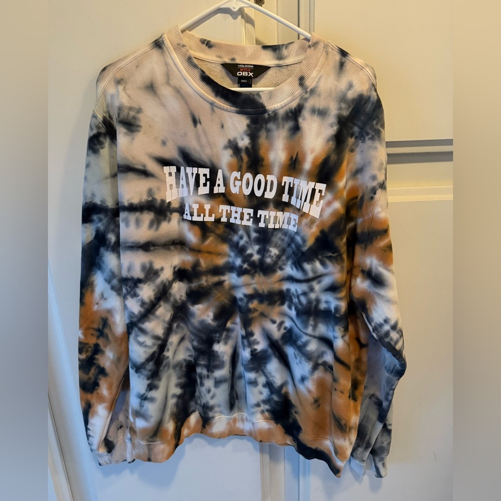 Volcom Obey Multicolor Tie-Dye Sweatshirt